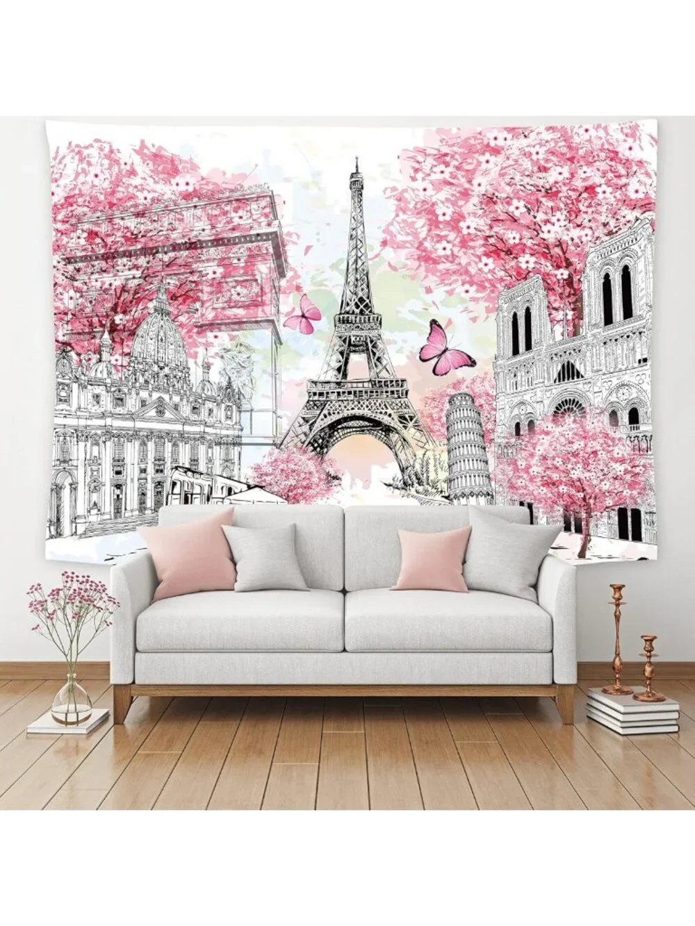 Eiffel Tower Tapestry 60